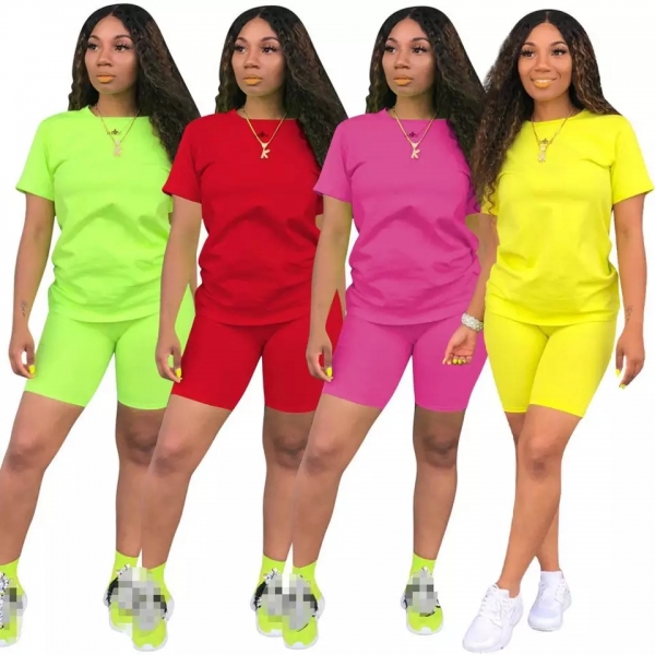 BIKER SHORTS SET