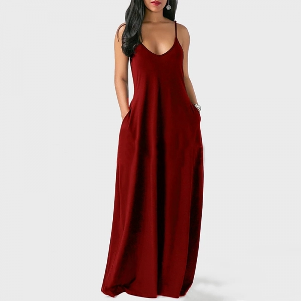 SUMMER CASUAL LONG LOOSE DRESS